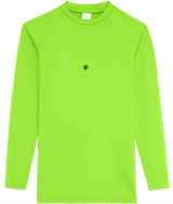 Electric green AWDis dry-fit long sleeve mens t-shirt with Gymplode icon logo