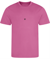 Electric pink AWDis just cool comfort fit mens t-shirt with Gymplode icon logo