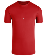 Fire red TriDri® classic sports activewear mens t-shirt with Gymplode icon logo