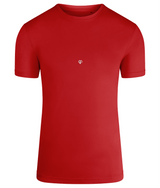 Fire red TriDri® eco classic sports activewear mens t-shirt with Gymplode icon logo