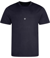 French navy AWDis eco just cool comfort fit mens t-shirt with Gymplode icon logo