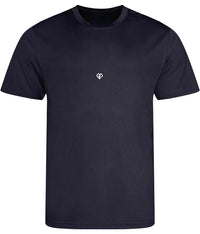 French navy AWDis eco just cool comfort fit mens t-shirt with Gymplode icon logo