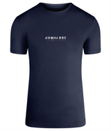 French navy TriDri® Duo mens performance t-shirt with Gymplode signature logo