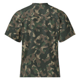 Mens Gymplode G-Militar loose fit v-neck sports t-shirt with no print, back view