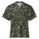 Mens G-Militar loose fit v-neck sports t-shirt with Gymplode icon logo, front view
