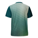 Mens Gymplode Hexfit v-neck fitness t-shirt with no print, back view