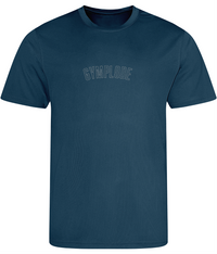 nk blue AWDis TraceFit mens activewear t-shirt with Gymplode signature logo