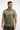 Mens Mossline regular fit workout t-shirt with Gymplode icon logo, front view with model