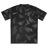 Mens Gymplode Obsidian regular fit gym t-shirt with no print, back view