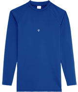 Royal blue AWDis dry-fit long sleeve mens t-shirt with Gymplode icon logo