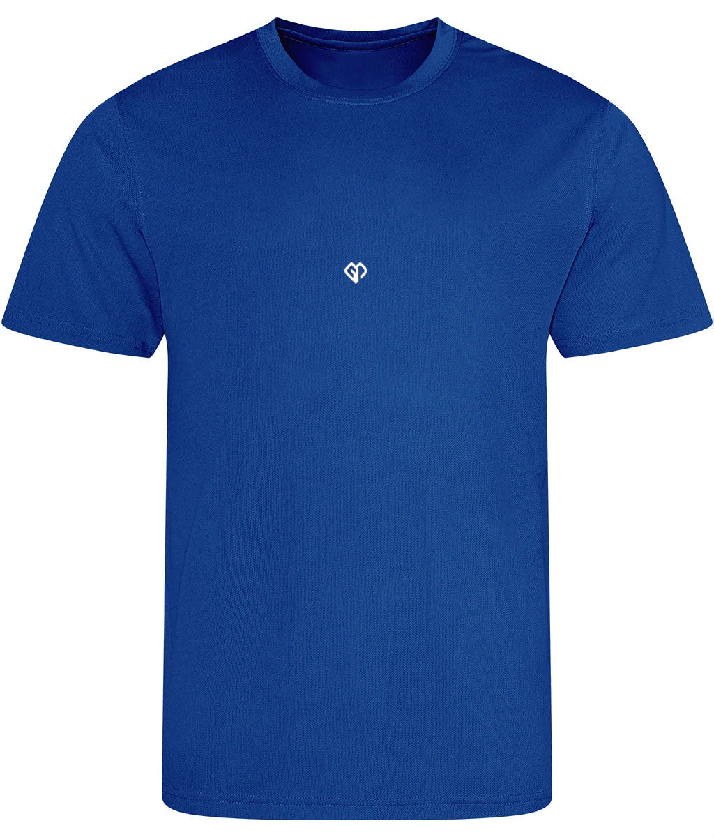 Royal blue AWDis just cool comfort fit mens t-shirt with Gymplode icon logo