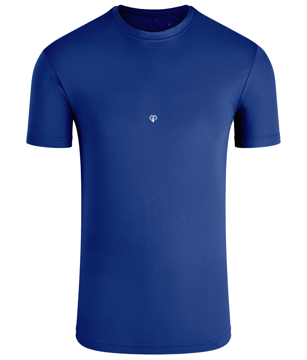 Royal TriDri® classic sports activewear mens t-shirt with Gymplode icon logo