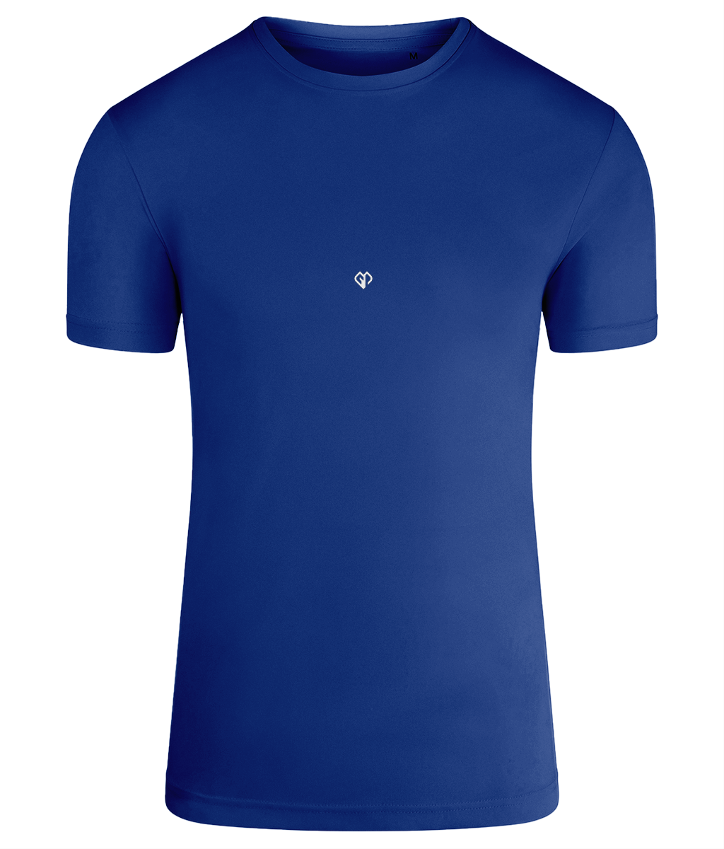 Royal TriDri® eco classic sports activewear mens t-shirt with Gymplode icon logo