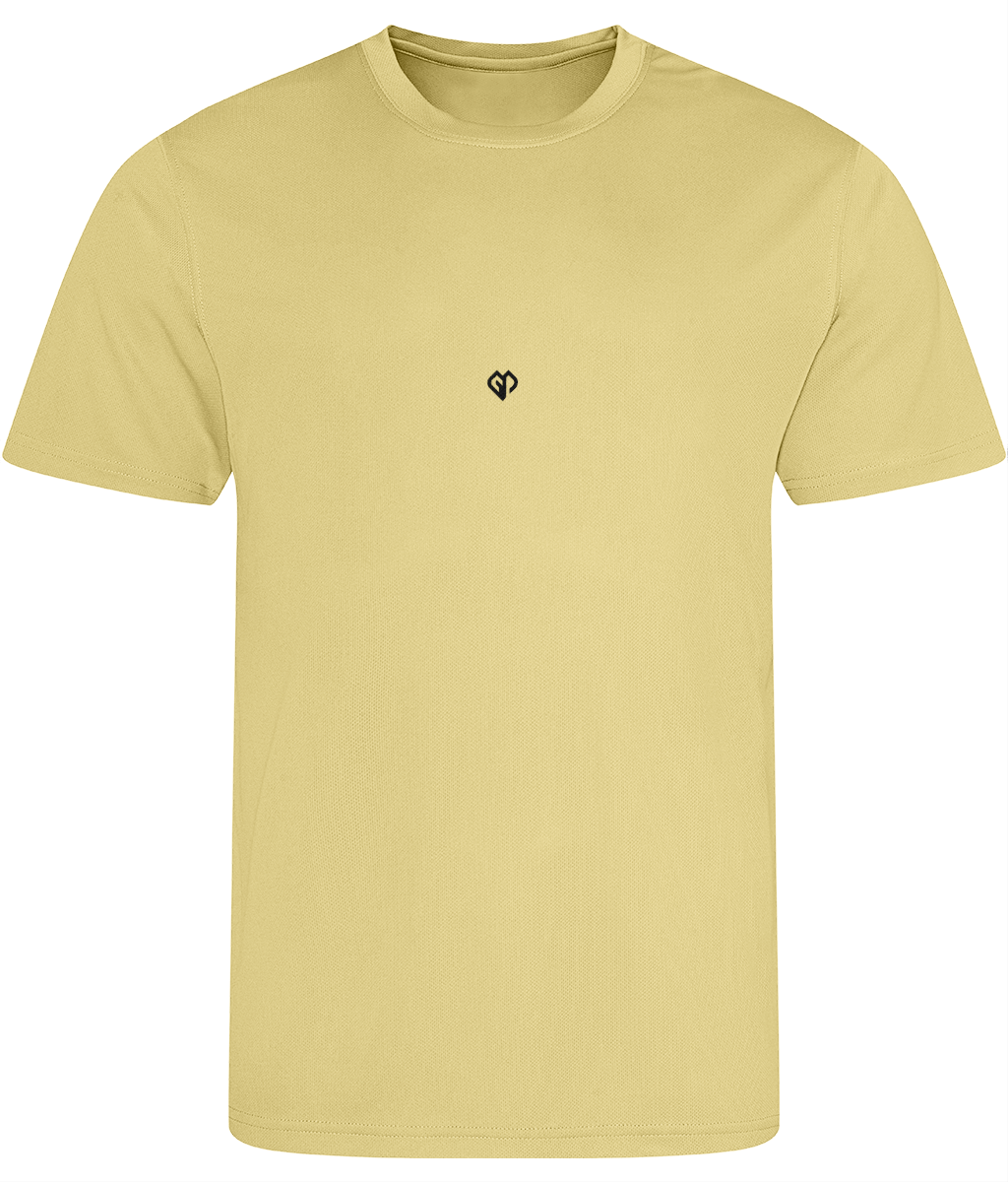 Sherbet lemon AWDis just cool comfort fit mens t-shirt with Gymplode icon logo