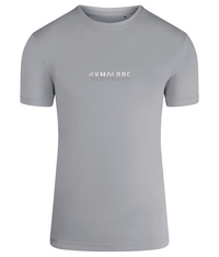 Silver melange TriDri® Duo mens performance t-shirt with Gymplode signature logo