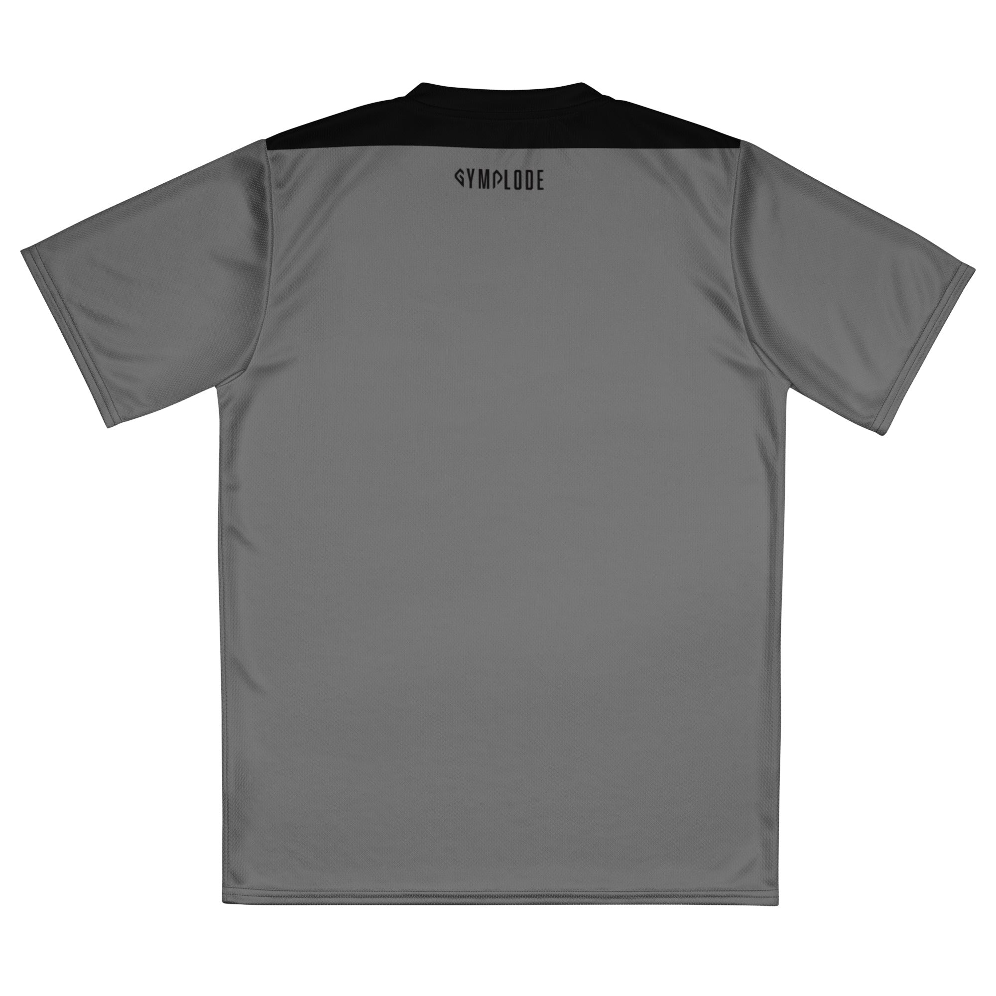 Mens Titan regular fit workout t-shirt with Gymplode signature logo, back view