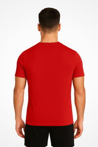 Mens Gymplode TriDri® Duo performance t-shirt with no print, back view