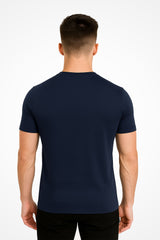 Mens Gymplode TriDri® GL3 muscle fit sports t-shirt with no print, back view