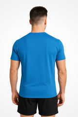 Mens TriDri® Gymplode GS3 muscle fit sports t-shirt with no print, back view