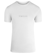 White TriDri® Duo mens performance t-shirt with Gymplode signature logo