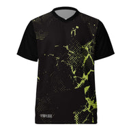 Mens Zest V-Neck activewear t-shirt with Gymplode signature logo, front view