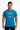 Mens Never Give Up t-shirt with Gymplode icon logo print, front view with model