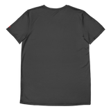 Mens No Days Off comfort fit dark grey Gymplode streetwear t-shirt with no print, back view