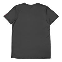 Mens No Days Off comfort fit dark grey Gymplode streetwear t-shirt with no print, back view