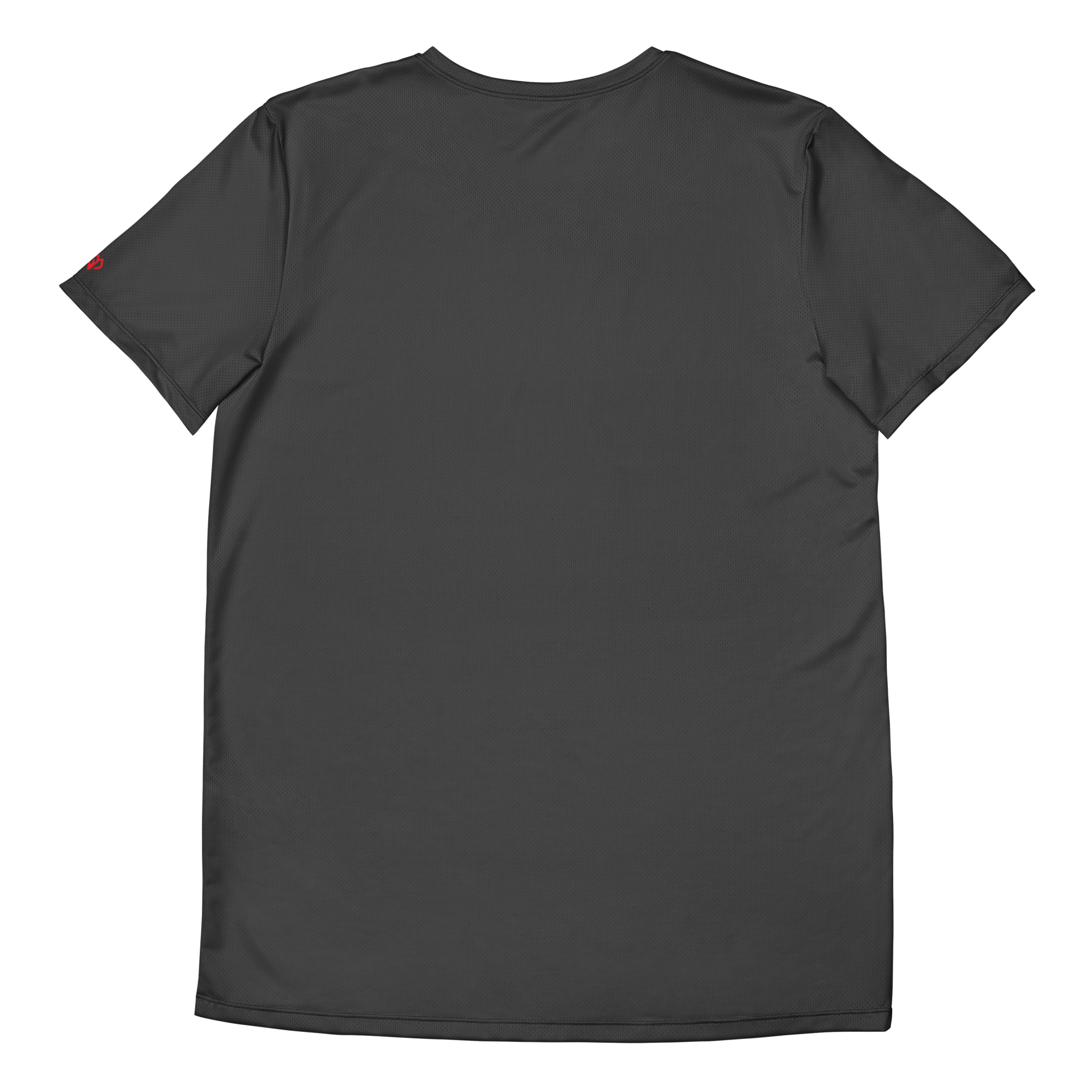 Mens No Days Off comfort fit dark grey Gymplode streetwear t-shirt with no print, back view