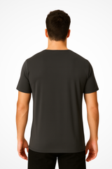 Mens No Days Off comfort fit Gymplode streetwear t-shirt with no print, back view with model