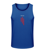 Mens royal blue AWDis GS3 sporty fit training vest with Gymplode sig logo