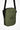 Moss green Gymplode slingback utility bag with dual mark imprint, front view
