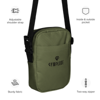 Moss green Gymplode slingback utility bag key features