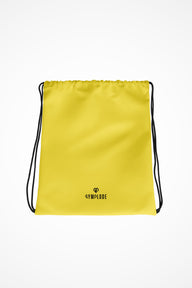 Paris daisy lightweight drawstring bag with Gymplode dual mark imprint, front view