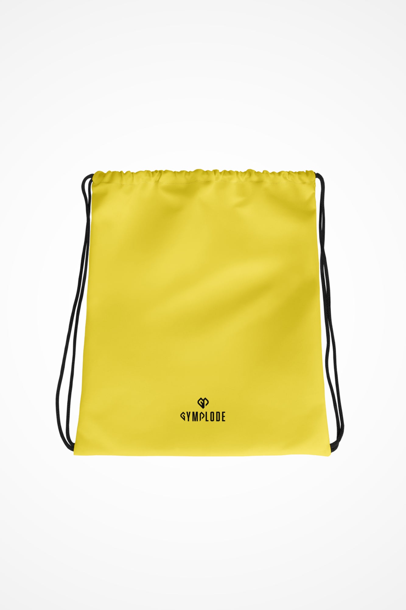 Paris daisy lightweight drawstring bag with Gymplode dual mark imprint, front view