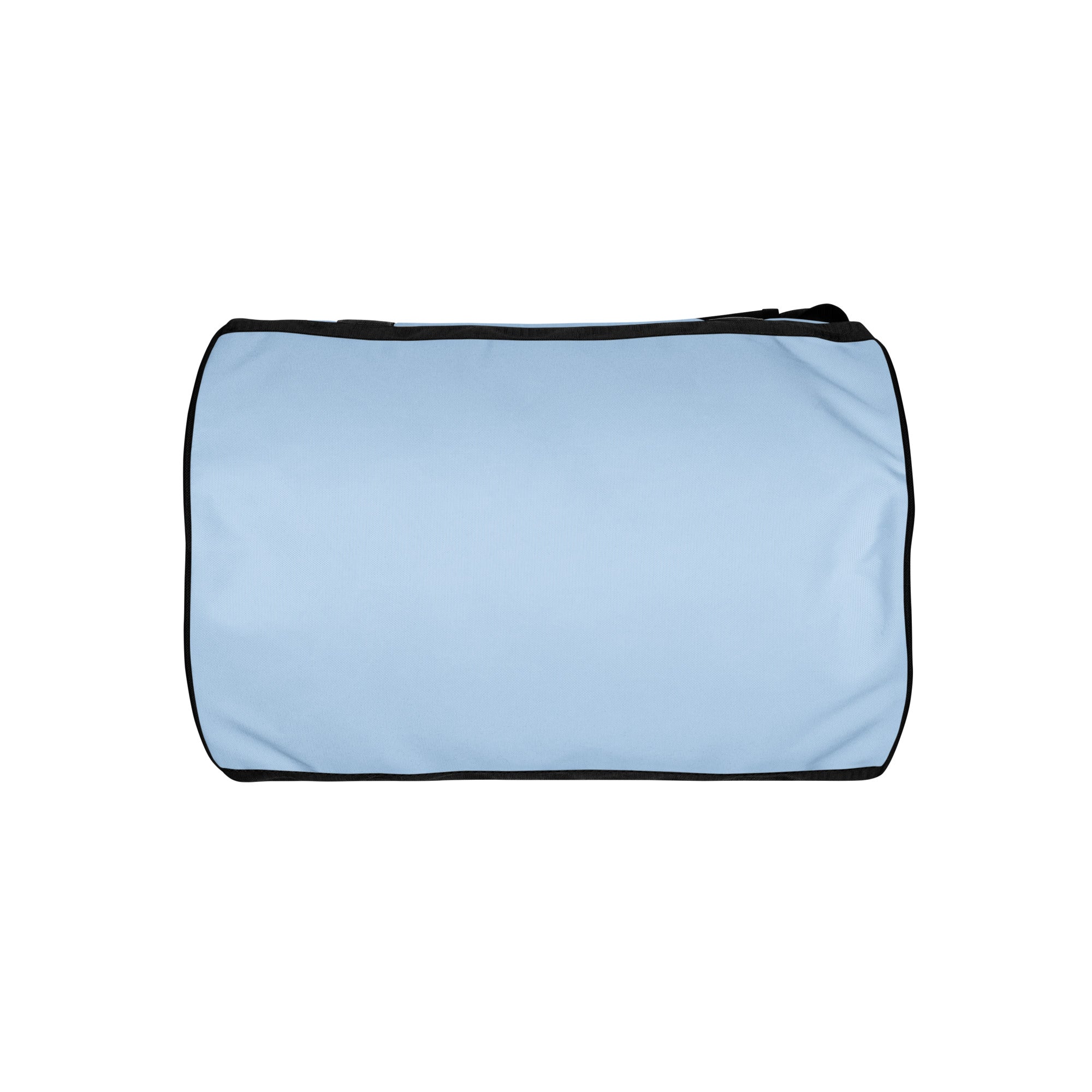 Pattens blue rounded end Gymplode duffle bag with no print, bottom view
