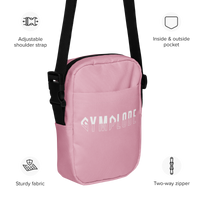 Rose pink Gymplode slingback utility bag key features