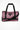 Rosewood rounded end Gymplode duffle bag with icon logo, front view