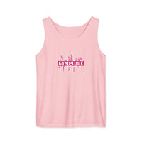 Womens blossom Prismatic relaxed fit tank top with Gymplode signature logo