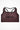 Womens deep crimson with black stitch Gymplode padded sports bra with signature logo, front view