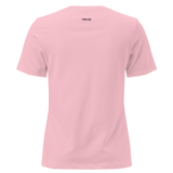 Womens Graffiti Heart girlie fit pink Gymplode casualwear t-shirt with signature logo, back view