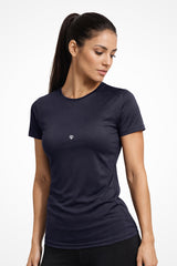 Womens AWDis eco girlie fit workout t-shirt with Gymplode icon logo