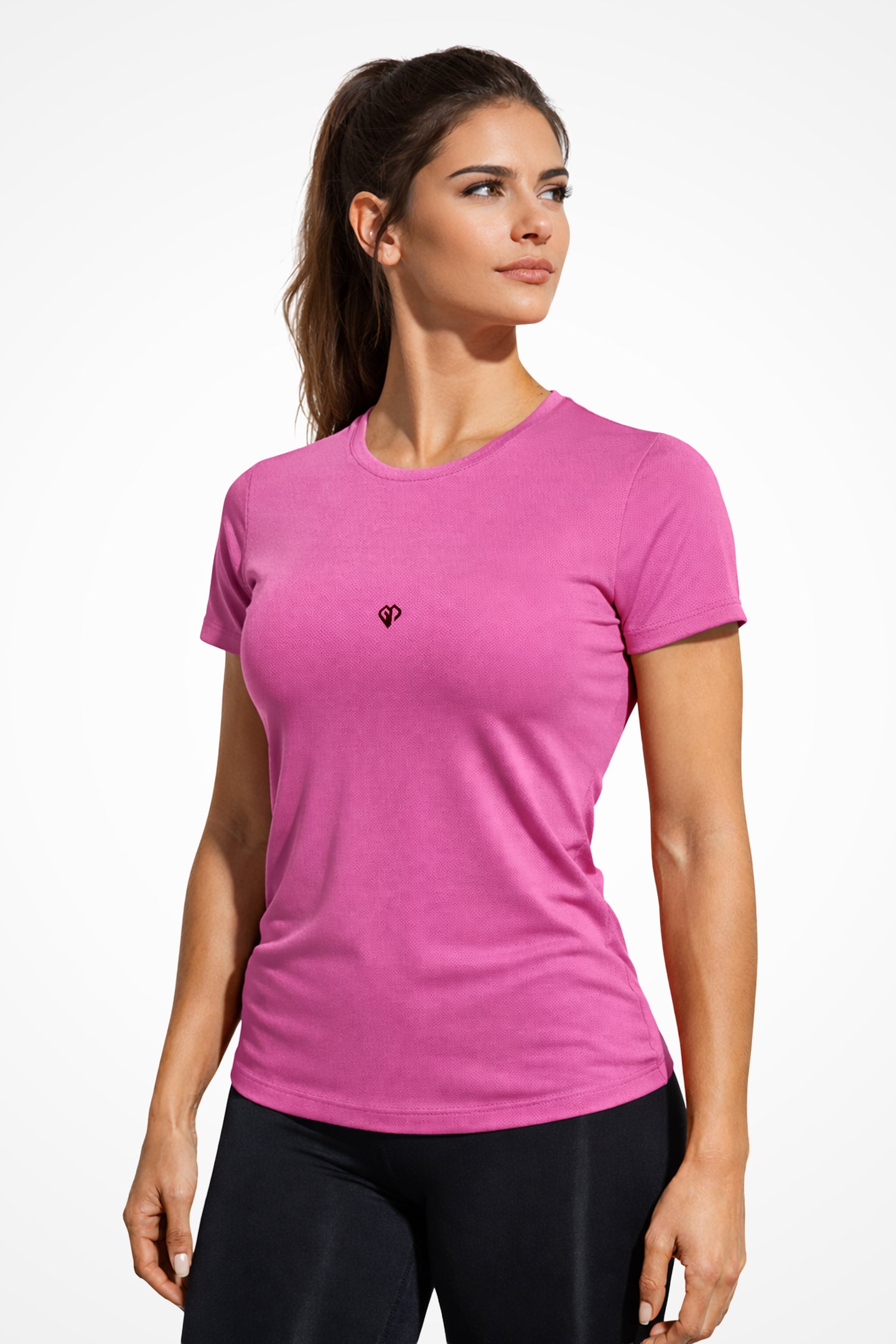Womens AWDis girlie fit workout t-shirt with Gymplode icon logo