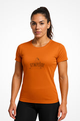 Womens AWDis t-geo girlie fit sports t-shirt with Gymplode signature logo