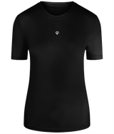 Black TriDri® eco girlie fit sports activewear womens t-shirt with Gymplode icon logo