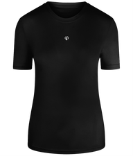 Black TriDri® eco girlie fit sports activewear womens t-shirt with Gymplode icon logo