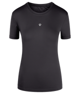 Charcoal TriDri® girlie fit sports activewear womens t-shirt with Gymplode icon logo