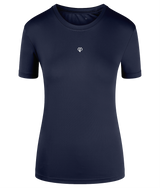 French navy TriDri® girlie fit sports activewear womens t-shirt with Gymplode icon logo