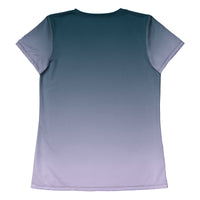 Womens Gymplode Twilight regular fit sports t-shirt with no print, back view
