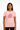 Womens Her Spirit is Gymplosive relaxed fit t-shirt, front view with model